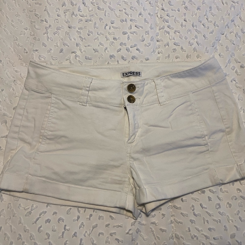 Express White Shorts
